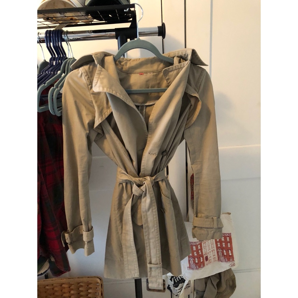 Classic vintage trench coat